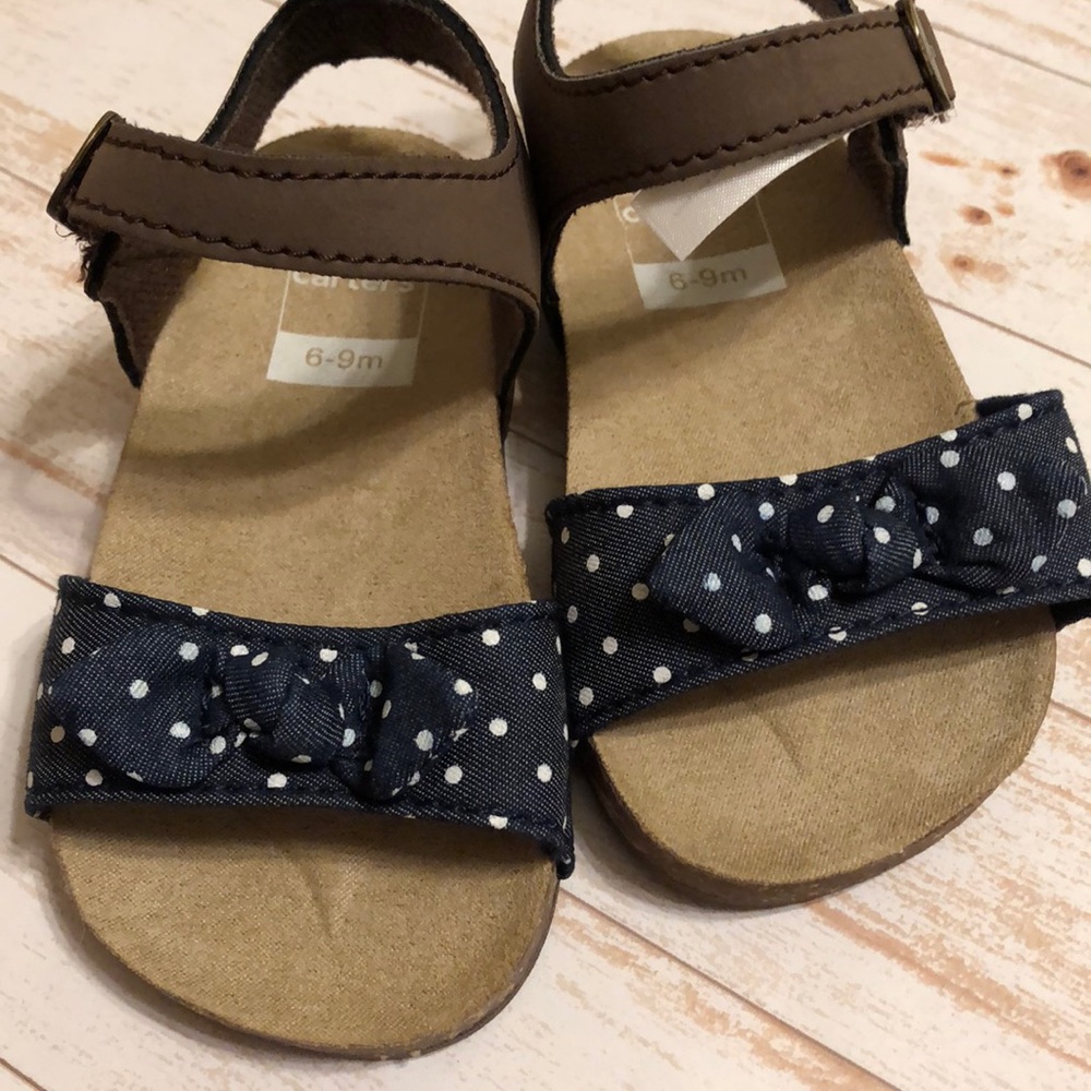 Carter’s- baby sandals.